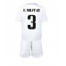 Cheap Real Madrid Eder Militao #3 Home Football Kit Children 2022-23 Short Sleeve (+ pants)